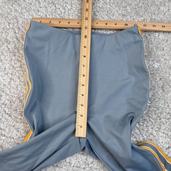 Fabletics Twisted Stripe Motion365 + Pull On Pant Gray/Yellow NEW - Picture 10 of 13